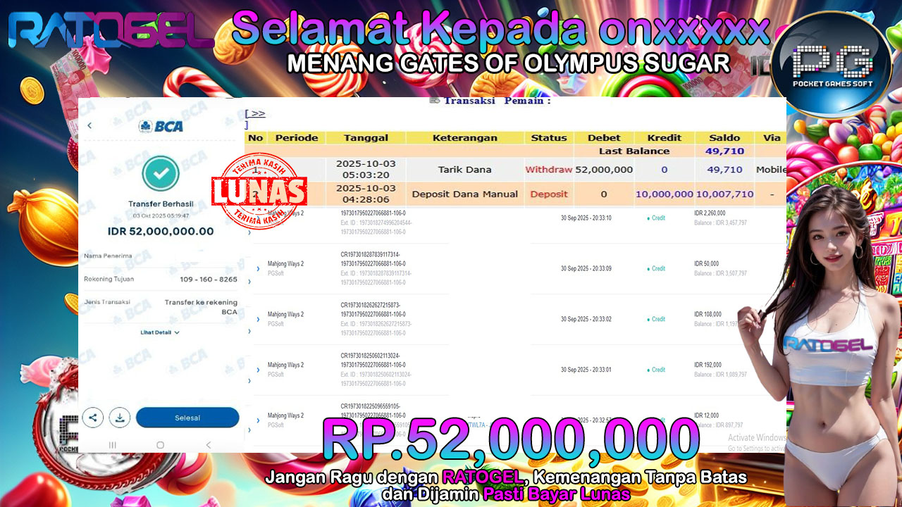 BUKTI JACKPOT SLOT PG SOFT GALAXY MINER TERPERCAYA DI INDONESIA TGL 03-10-2025